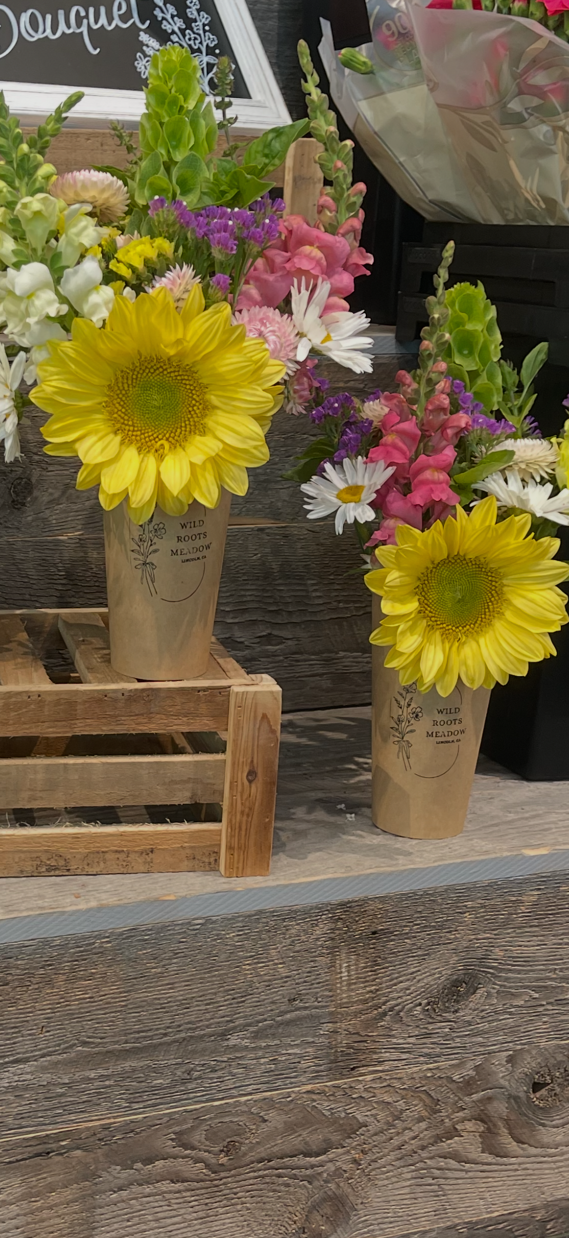 Farm Fresh Bouquet Cup